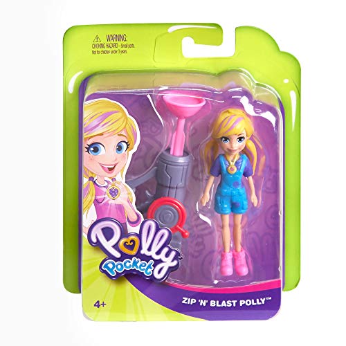 Mattel Polly Pocket Active Pose Doll - Cremallera