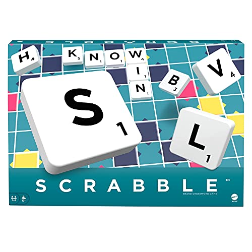 Mattel Scrabble - Juego de mesa (en inglés) , color/modelo surtido