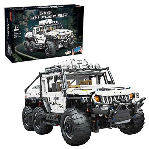 MBKE Technic - Modelo de camión todoterreno, 2957 piezas Technic 6x6 Off Road SUV vehículo construcción conjunto para Buggy Monster, bloques de construcción compatibles con Lego Technic