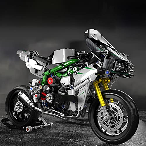 MBKE Technic Off Road - Juego de construcción de 865 piezas para Ducati Panigale modelo de moto, bloques de construcción compatibles con Lego Technic