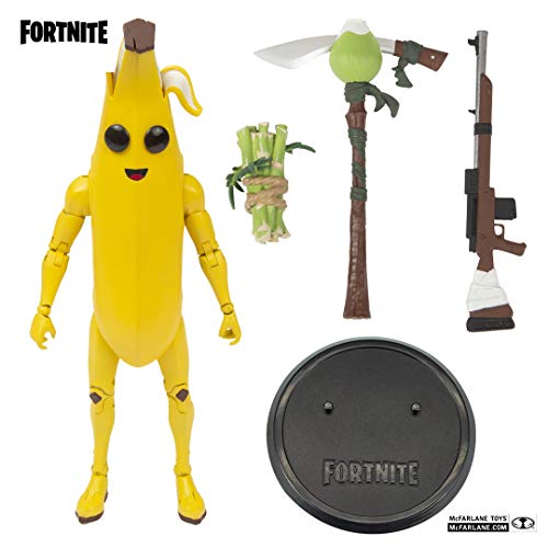 McFarlane- Epic Games Collection Fortnite Figura de Acción Peely, Multicolor (10726-5)