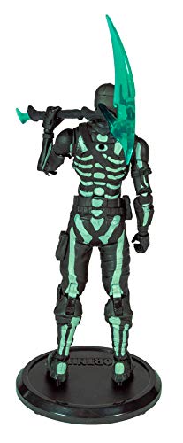 McFarlane Toys Fortnite Action Figure Green Glow Skull Trooper (Glow-in-The-Dark) Walgreens Exc