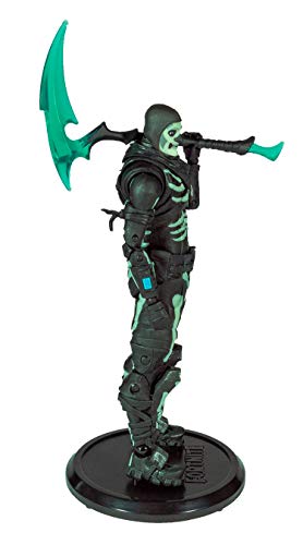 McFarlane Toys Fortnite Action Figure Green Glow Skull Trooper (Glow-in-The-Dark) Walgreens Exc