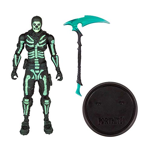 McFarlane Toys Fortnite Action Figure Green Glow Skull Trooper (Glow-in-The-Dark) Walgreens Exc