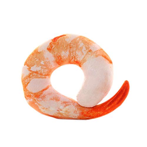 Mcottage Creativo Desconchada Prawns Relleno Peluche Juguetes u Neckpillow Camarón Pimienta Berenjena Sofá Cojín Niños Juguetes Regalo de Cumpleaños - Estilo: Gambas