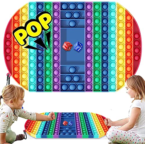 MDJEWV Pop Gigante it, Pop-it Fidget Toy, Pùsh Juguetes Póp Niños y Adultos, Antiestres Niños Ajedrez Sensory Toys Ayuda a Adultos y Niños a Aliviar la Ansiedad, Regalo para Niños y Adultos