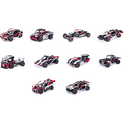 MECCANO- MEC Multi Model Set CN GML, Kit de construcción 25 en 1 Supercar Stem con 347 Piezas, Herramientas Reales y Luces de Trabajo, Juguetes para niños a Partir de 10 años (Spin Master 6062054)