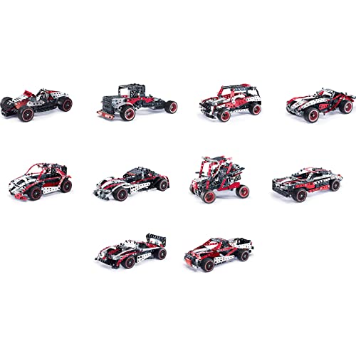 MECCANO- MEC Multi Model Set CN GML, Kit de construcción 25 en 1 Supercar Stem con 347 Piezas, Herramientas Reales y Luces de Trabajo, Juguetes para niños a Partir de 10 años (Spin Master 6062054)