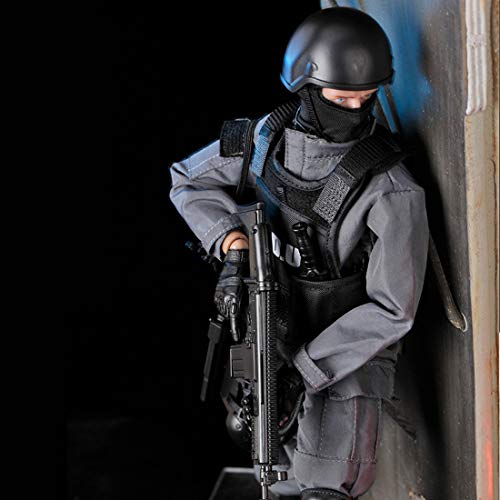 Mecotecn 1/6 Figuras Soldados, 12 Figura de Acción Soldados Figuras Militares Conjuntos de Juegos - SWAT Policía Especial