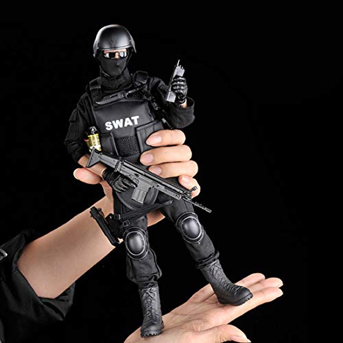 Mecotecn 1/6 Figuras Soldados, 12 Figura de Acción Soldados Figuras Militares Conjuntos de Juegos - SWAT Policía Especial