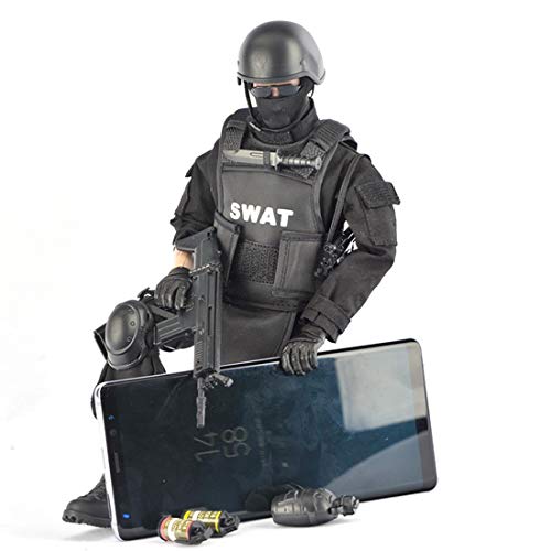 Mecotecn 1/6 Figuras Soldados, 12 Figura de Acción Soldados Figuras Militares Conjuntos de Juegos - SWAT Policía Especial