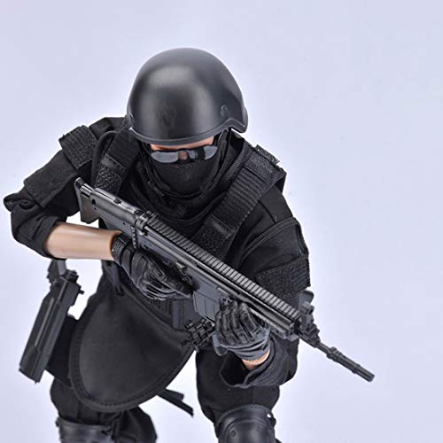 Mecotecn 1/6 Figuras Soldados, 12 Figura de Acción Soldados Figuras Militares Conjuntos de Juegos - SWAT Policía Especial