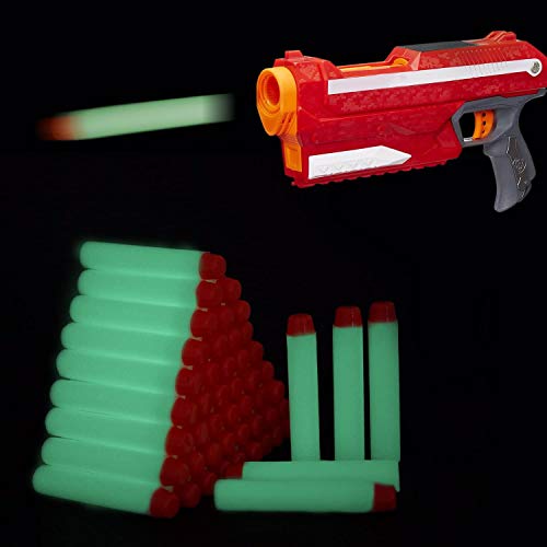 Meersee Recarga Dardos 100pcs Espuma Suave Dardos Recarga Bala Blasters para Nerf N-Strike Elite Serie Niños Juguete Pistola