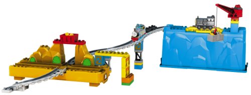 Mega Bloks - 10519U - Set de construcción - Día Thomas Ocupado en la cantera