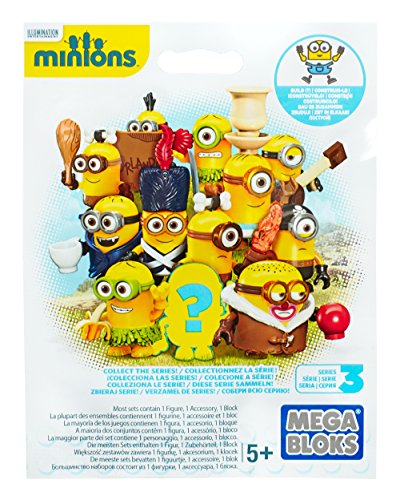 Mega Bloks - Gru - Mini Figura Minion de la Película (varios modelos) , color/modelo surtido