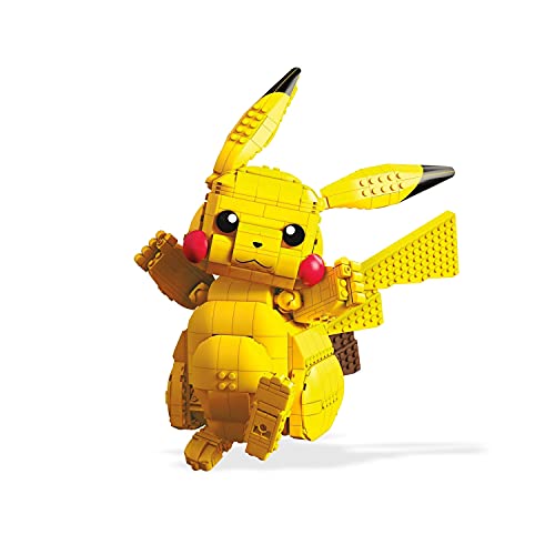 Mega Construx - Pokemon Figura Jumbo Pikachu, Juguetes Niños +8 Años (Mattel FVK81) , color/modelo surtido