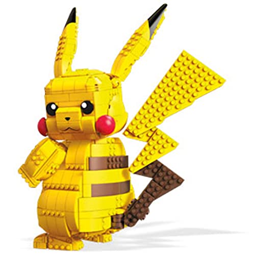 Mega Construx - Pokemon Figura Jumbo Pikachu, Juguetes Niños +8 Años (Mattel FVK81) , color/modelo surtido