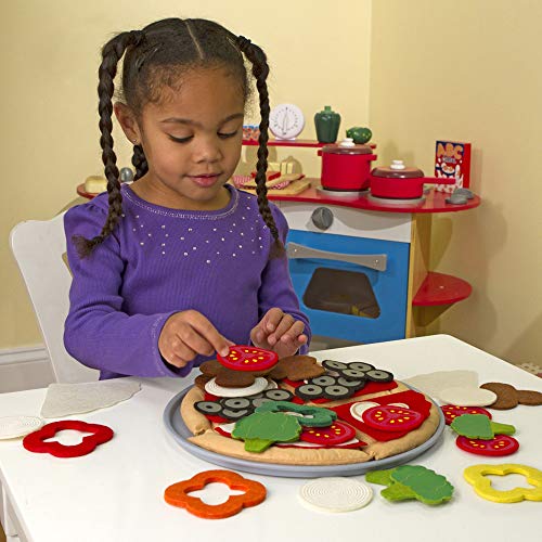 Melissa & Doug- Alimentos de Fieltro, Pizza (13974)