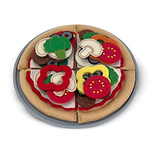 Melissa & Doug- Alimentos de Fieltro, Pizza (13974)