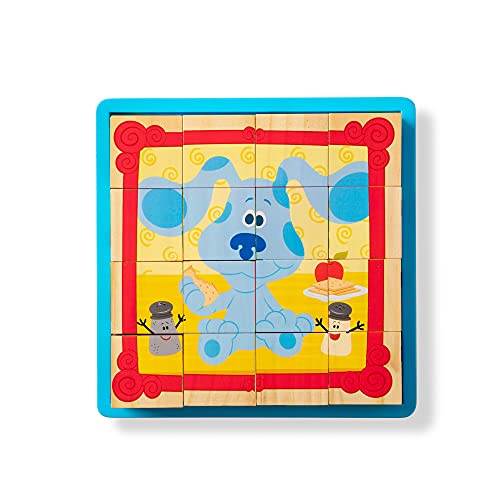 Melissa & Doug- Blue's Clues & You Puzzle in Legno cubo, Multicolore, 33007