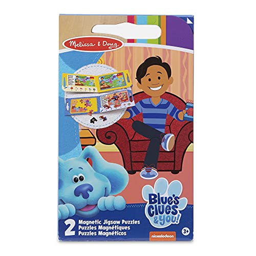 Melissa & Doug- Blue's Clues & You Puzzle magnetici, Multicolore, 33005