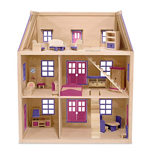 Melissa & Doug - Casa de muñecas de Madera de Varios Pisos (14570)