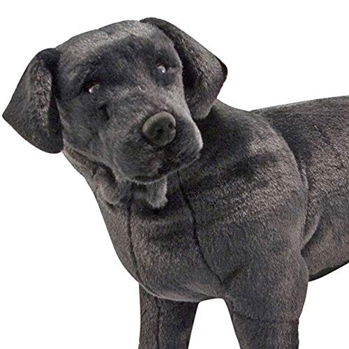 Melissa & Doug - Labrador de peluche, color negro (12117)