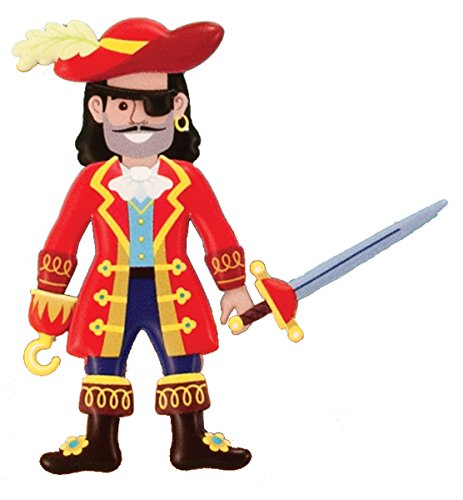 Melissa & Doug- Pirate Juego con Pegatines Reutilizables, Multicolor (19102)