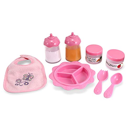 Melissa & Doug - Vajillas y accesorios de comer para muñecas (14888) , color/modelo surtido