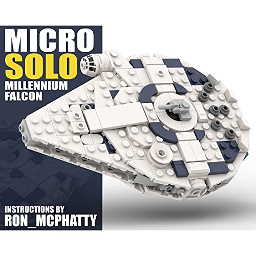 MERK Técnica, modelo Milenario Falcon MOC-63888, 384 piezas, juguete de construcción compatible con el Halcón Milenario de Lego Star Wars