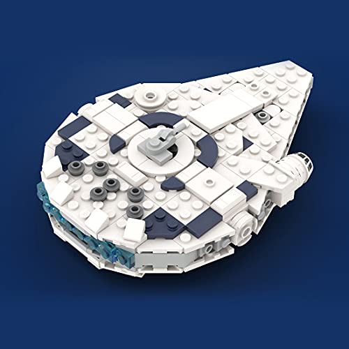 MERK Técnica, modelo Milenario Falcon MOC-63888, 384 piezas, juguete de construcción compatible con el Halcón Milenario de Lego Star Wars