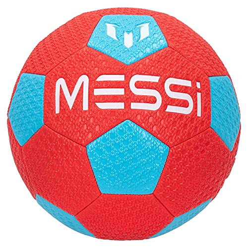 Messi Training System - Balón fútbol, balón talla 5, balón de fútbol Messi, balón Messi, balón fútbol niños tamaño 5, deporte al aire libre, pista fútbol, tierra, césped y arena (48080)