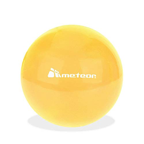 meteor Pelota Goma 20 cm - para Niños y Adultos - Juegos y Hagan Ejercicios Deportes - Balón Hinchable Interiores y Exteriores (20 cm, Orange)