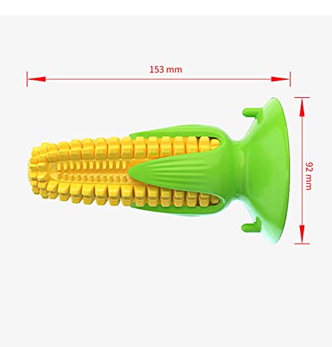 Metyoumeat Se Utiliza para el Cuidado de los Dientes del Perro,Juguetes para cepillar los Dientes del Perro,Juguetes molares para Mascotas,Juguetes Que suenan con Ventosa de maíz,duraderos y Seguros,