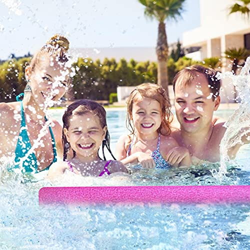 MEYENG Churro Hueco De Natación Hecho De Espuma, Verano Al Aire Libre Piscina Fiesta Juguetes De Playa, Ayudas De Natación para Adultos Niños, Ideal para Natación, Rehabilitación, Palo De Flotador