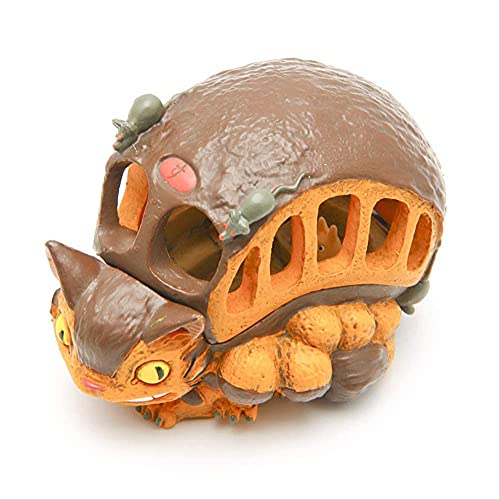 Mi Vecino Totoro Cat Bus Figura Juguetes DIY Multifuncional Totoro Bus Resina Figura Modelo Juguete Caja de Almacenamiento