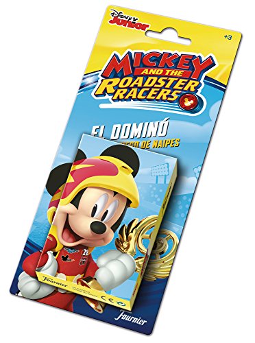 Mickey Mouse- Mickey and The Roadster Racers Baraja Infantil, Multicolor (Naipes Heraclio Fournier 1034796)