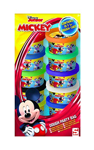 Mickey Mouse Mickey & Friends Sambro, Set Plastilina De 10 Botes (DSM4-4721), Multicolor 1