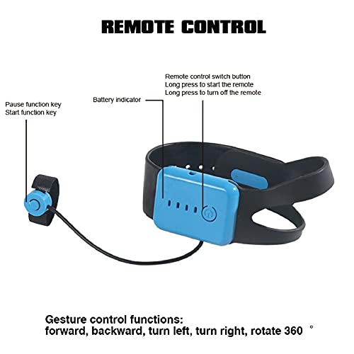 MikeyBee Control de Gestos Coche de Juguete Control Remoto Coche de Acrobacias Inducción de Gestos Torcer Vehículo Todoterreno(Naranja)