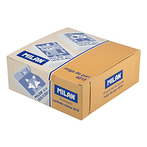 Milan 430 - Caja de 30 gomas de borrar, miga de pan