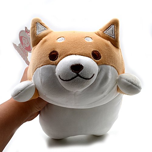 Millffy Nuevo lindo Shiba Inu peluche juguetes de peluche Super Soft Chai perro felpa almohada perro culo almohada niños juguetes (Brown Corgi, 55 cm 21.7 pulgadas