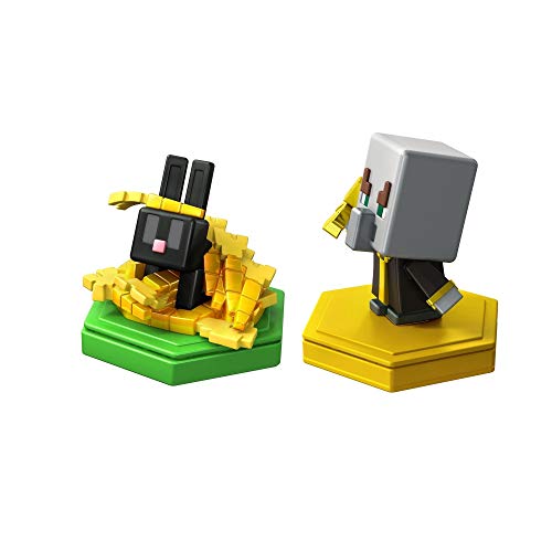 Minecraft Boost Pack de 2 Minifiguras Evoker y Rabbit (Mattel GKT44)