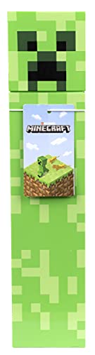 Minecraft - Botella de Agua de Minecraft - Botella de Agua con Diseño del Creeper Verde Pixelado de Minecraft - Botellas de Agua para Niños, Botella de Agua Reusable - 650 ml - Mercancía de Minecraft