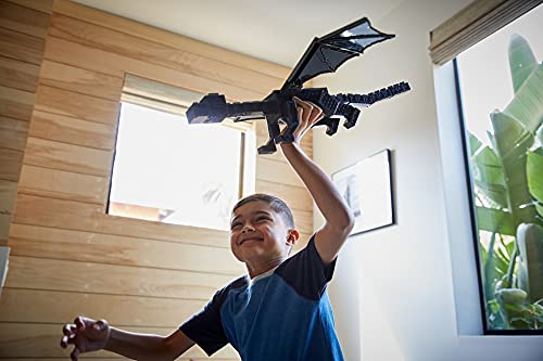 Minecraft Dragón de Ender definitivo Dragón de juguete con luces y sonidos, incluye 1 figura con accesorios Mattel GYR76