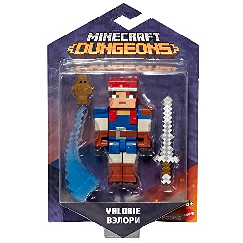 Minecraft Dungeons Figura de Juguete de 8cm Valorie (Mattel GNC24)