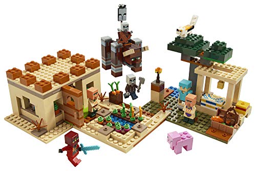 Minecraft Lego The Illager Raid 21160 | 562 Piece Building Kit