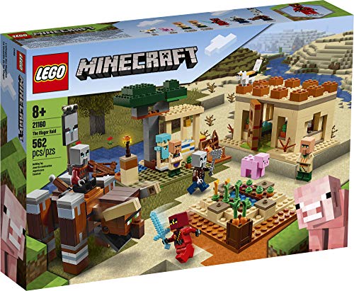 Minecraft Lego The Illager Raid 21160 | 562 Piece Building Kit