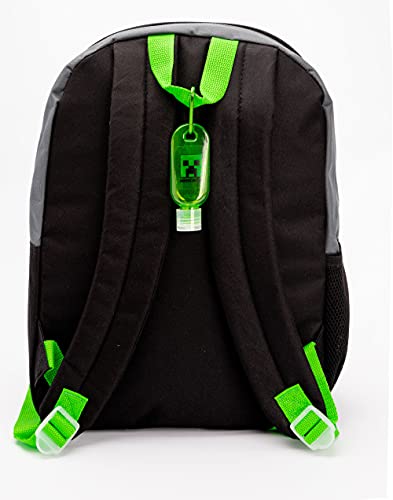 Minecraft Mochila y Fiambrera para niños 5 Piezas Mochila Escolar Un tamaño