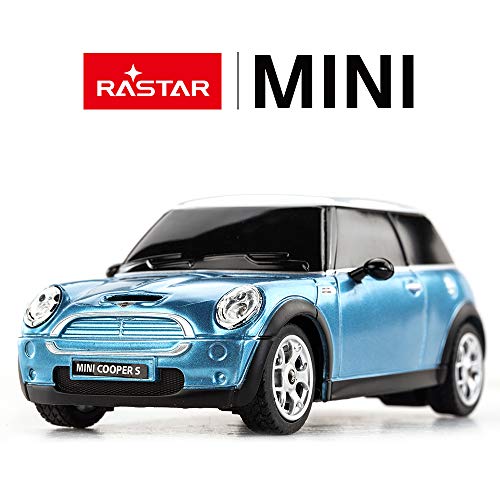 Mini Cooper Remote Radio Controlled Car 1:24 Scale Model Electric Toy R/C - Blue by Rastar