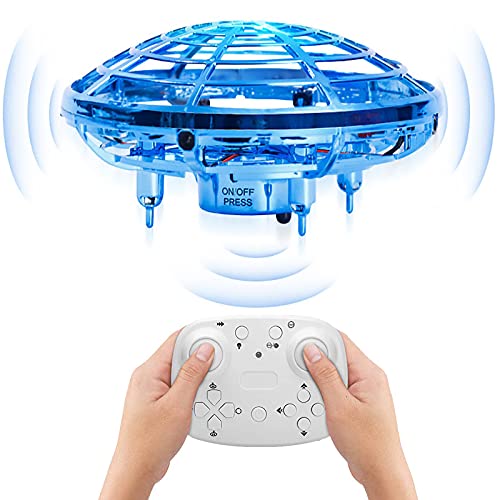 Mini UFO Drone Kids Flying Toy Mano y Control Remoto Inducción infrarroja Quadcopter 360 ° Flip Interactive Toys Regalos de cumpleaños para niños niñas